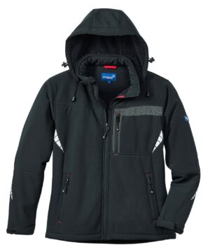 Scheibler Professional Winter Softshelljacke, schwarz, Produktbild Abbildung vorne