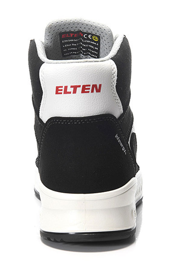 ELTEN Sicherheits-Schnürstiefel BATES XXST black Mid ESD S3S Abbildung von hinten